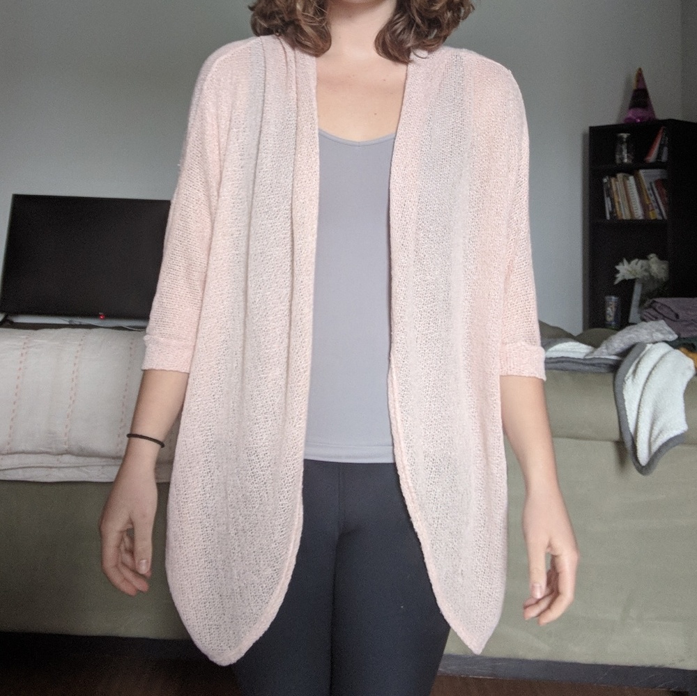 Light pink cardigan